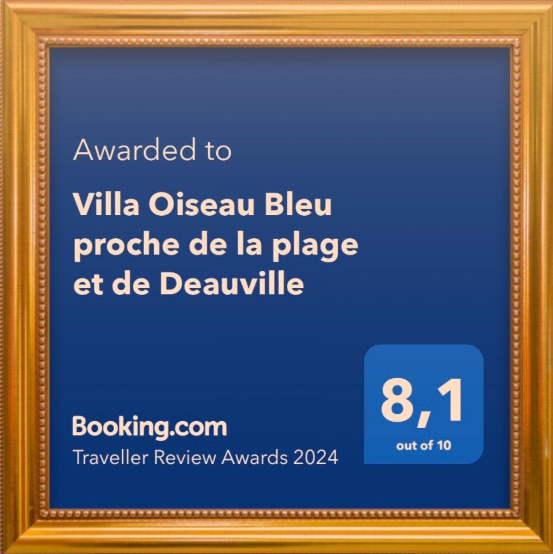 La Villa L'Oiseau Bleu Proche De La Plage Et De Deauville !!! Awards 2025 Blonville-sur-Mer Esterno foto